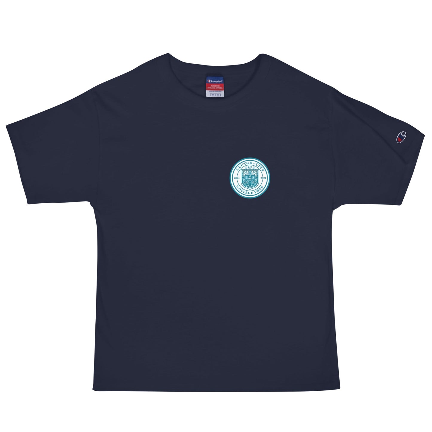 Signature | Champion T-Shirt | Clutch City College Prep | Mark Logo