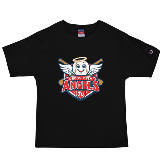 Signature | Champion T-Shirt | Cross City Angels | Shield Logo