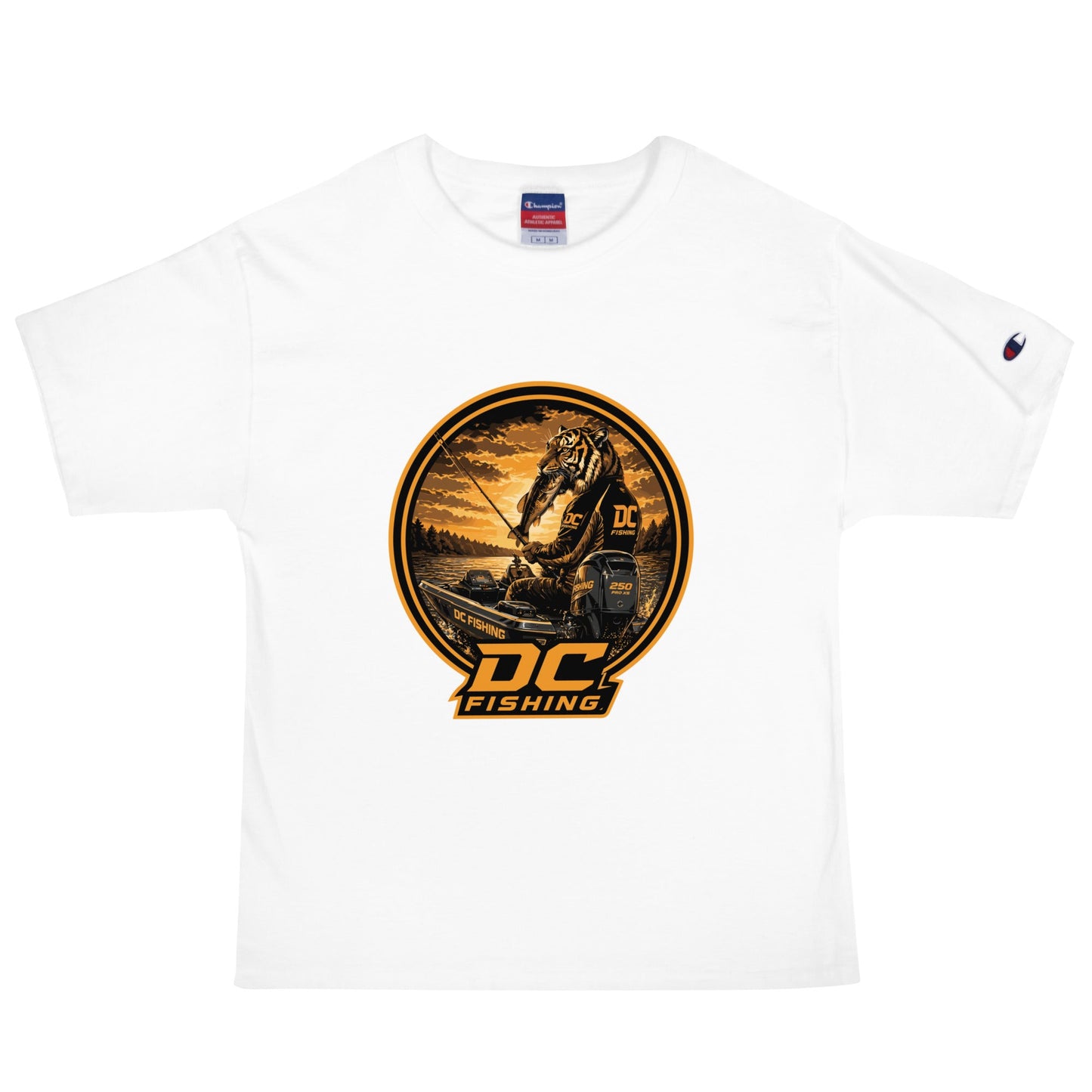 Signature | Champion T-Shirt | DeKalb Fishing Team | Badge Logo