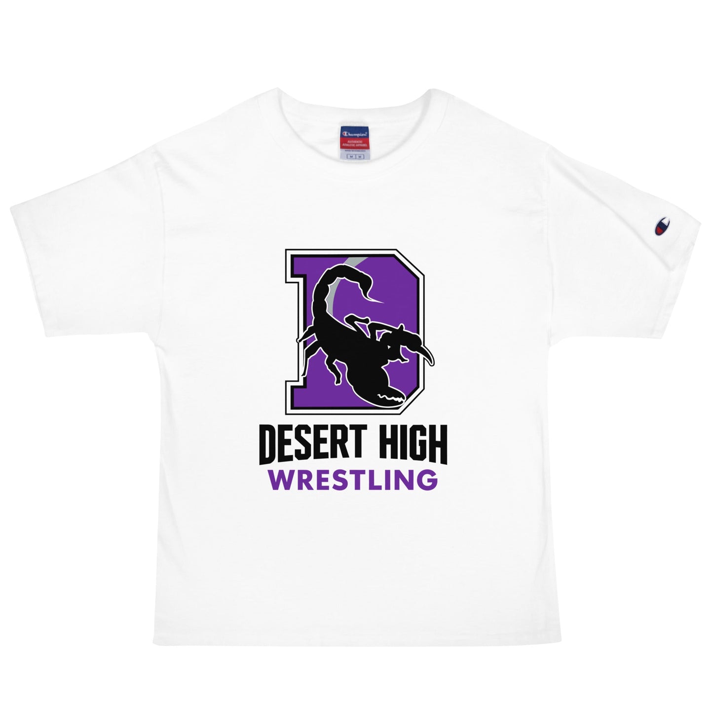 Signature | Champion T-Shirt | Desert High Scorpions | Crest Logo