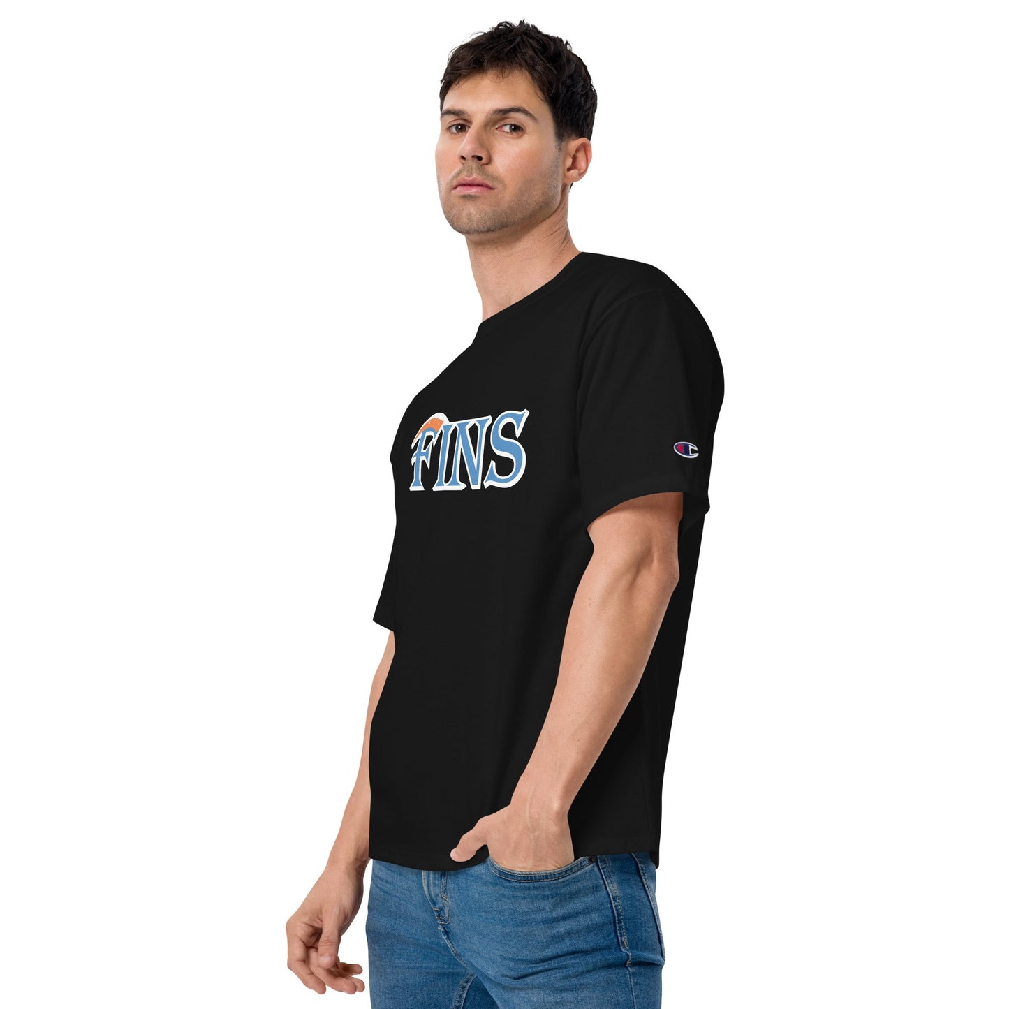 Signature | Champion T Shirt | FCA FINS Baseball