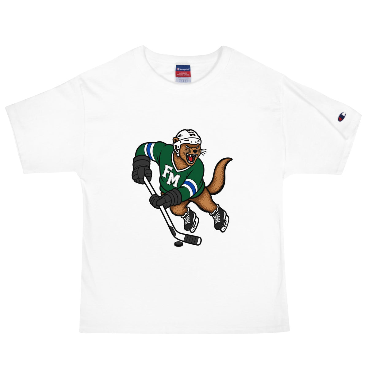 Signature | Champion T-Shirt | Fighting Mongooses Hockey Club | Vanguard Otters Logo