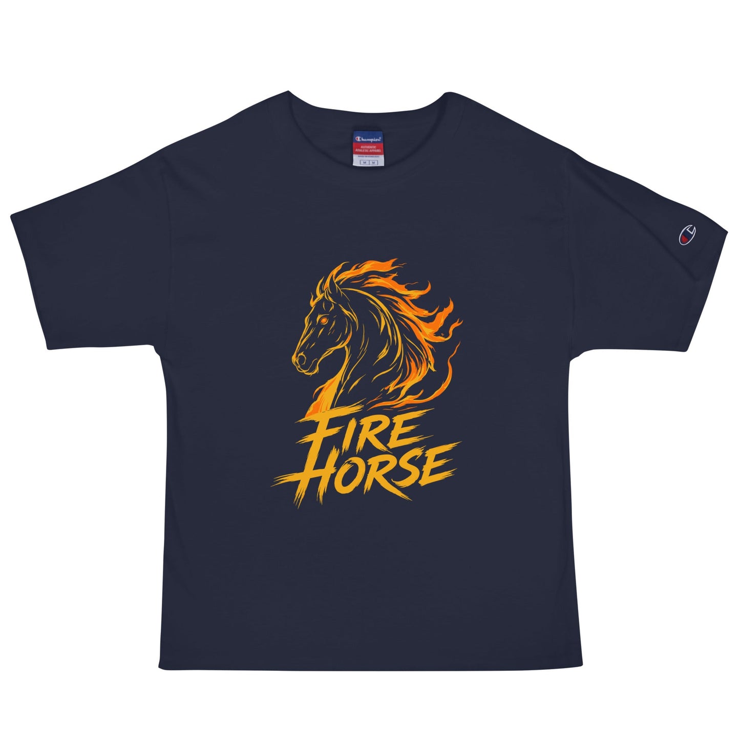 Signature | Champion T-Shirt | Fire Horse Masters | Emblem Logo
