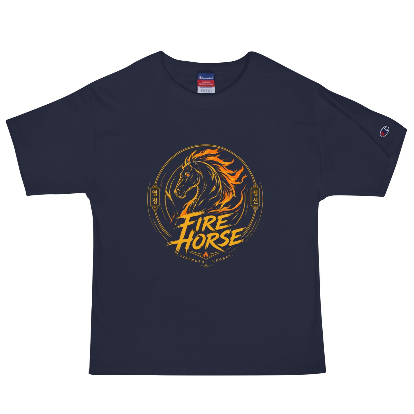 Signature | Champion T-Shirt | Fire Horse Masters | Vanguard Logo