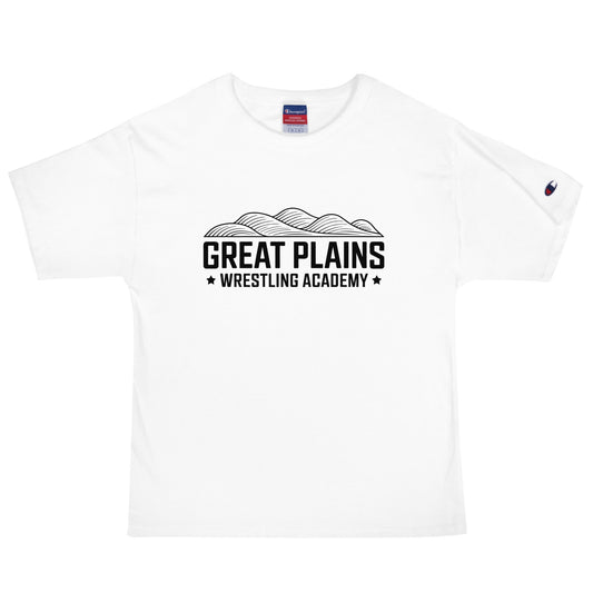 Signature | Champion T-Shirt | Great Plains Wrestling Academy | Crest Logo