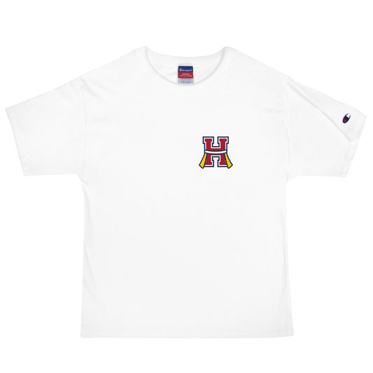 Signature | Champion T-Shirt | Hornell Flag Football | H Flags Logo