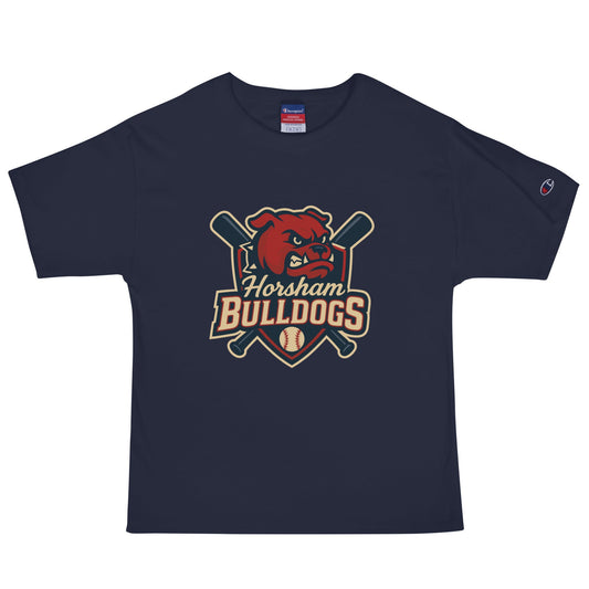 Signature | Champion T-Shirt | Horsham Travel Baseball | Bulldogs Logo