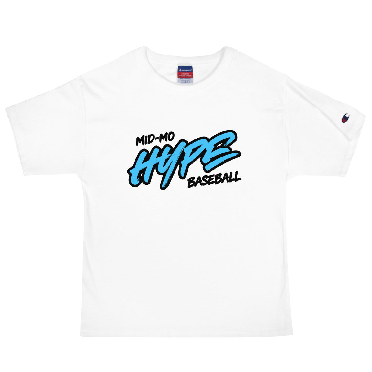 Signature | Champion T-Shirt | Hype Baseball Club | Modern Script Logo