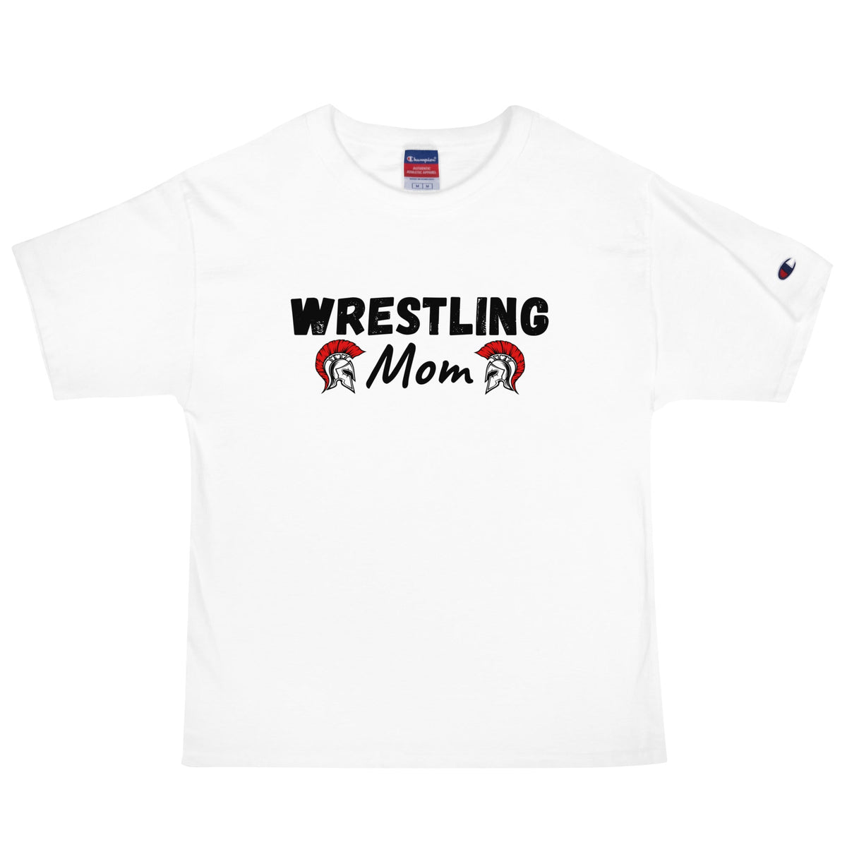 Signature | Champion T-Shirt | Lafayette Warrior Youth Wrestling | Mom Emblem Logo