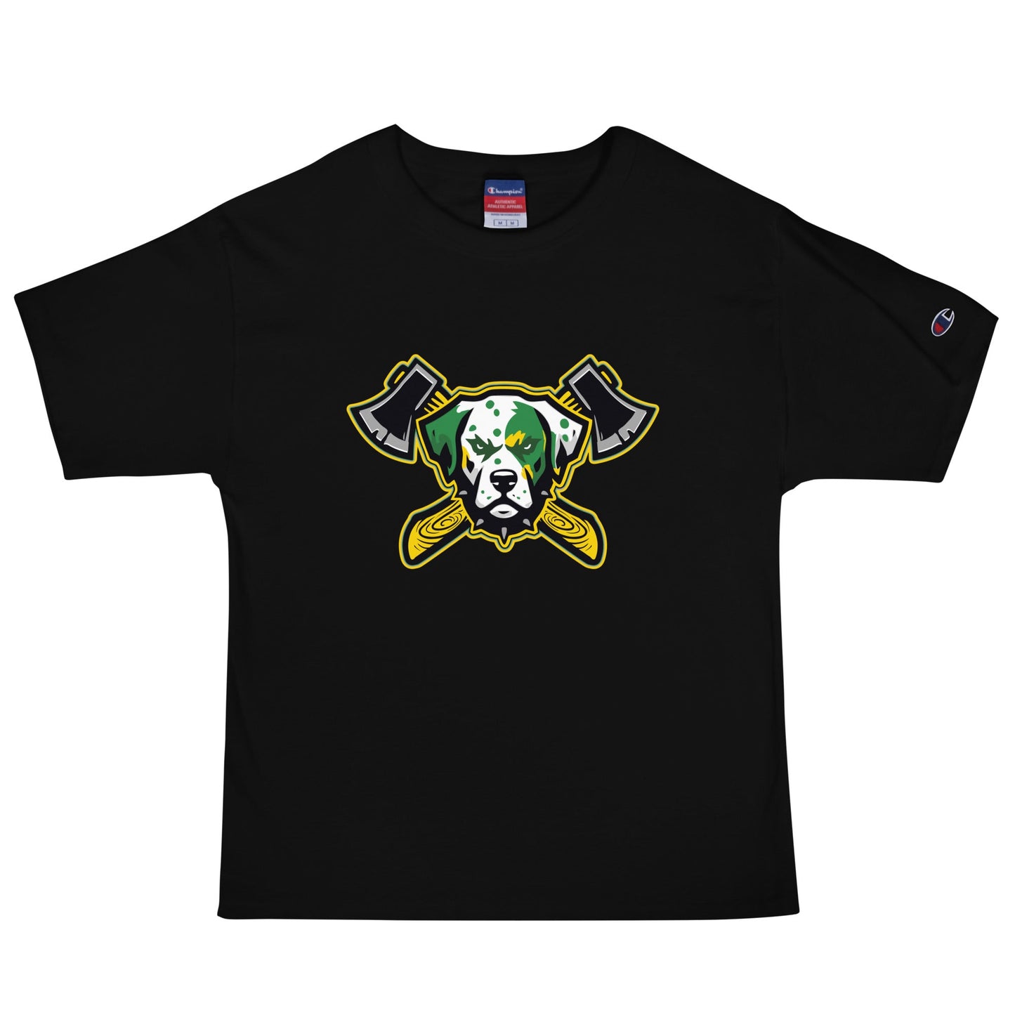 Signature | Champion T-Shirt | Lake Erie Power Pines | Axe Logo