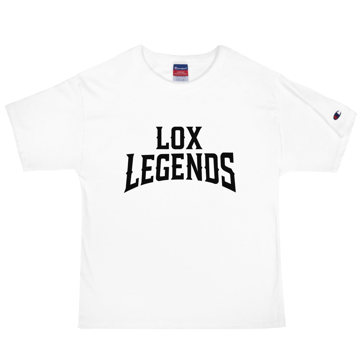 Signature | Champion T-Shirt | Lox Legends | Script Logo