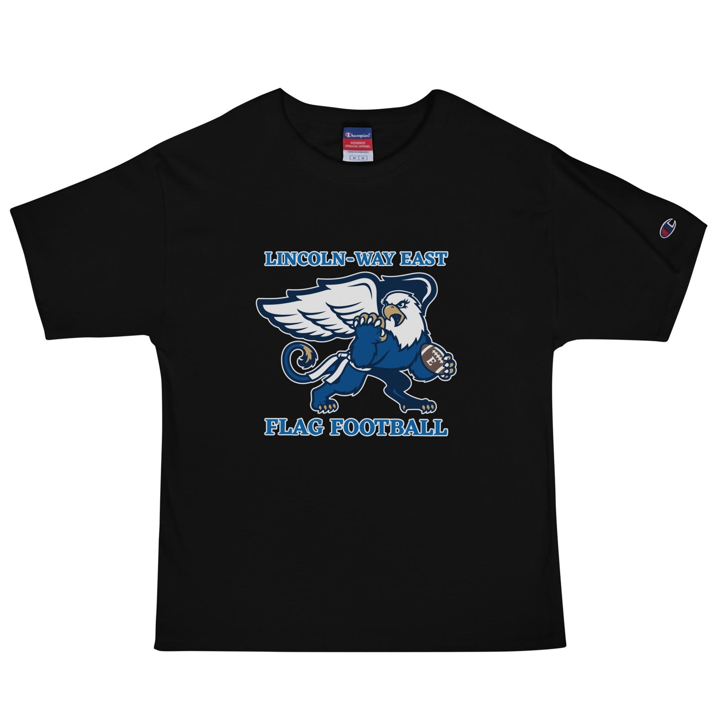 Signature | Champion T-Shirt | LWE Flag Football | Crest Logo