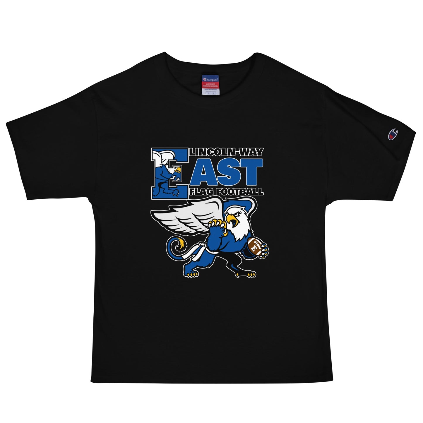 Signature | Champion T-Shirt | LWE Flag Football | Vanguard Logo