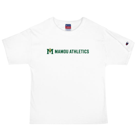 Signature | Champion T-Shirt | Mamou High School | Emblem Logo