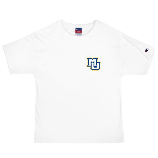 Signature | Champion T-Shirt | Marquette University Women's Hockey | MU Mark Backprint Logo