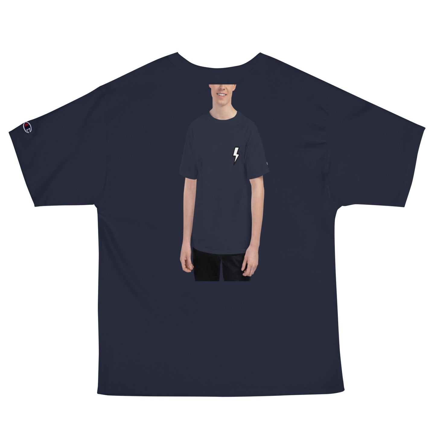Signature | Champion T-Shirt | Maximum Voltage Athletics District | Titan Thunder Logo