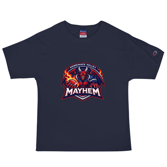 Signature | Champion T-Shirt | Merrimack Valley Mayhem | Overlord Crest Logo