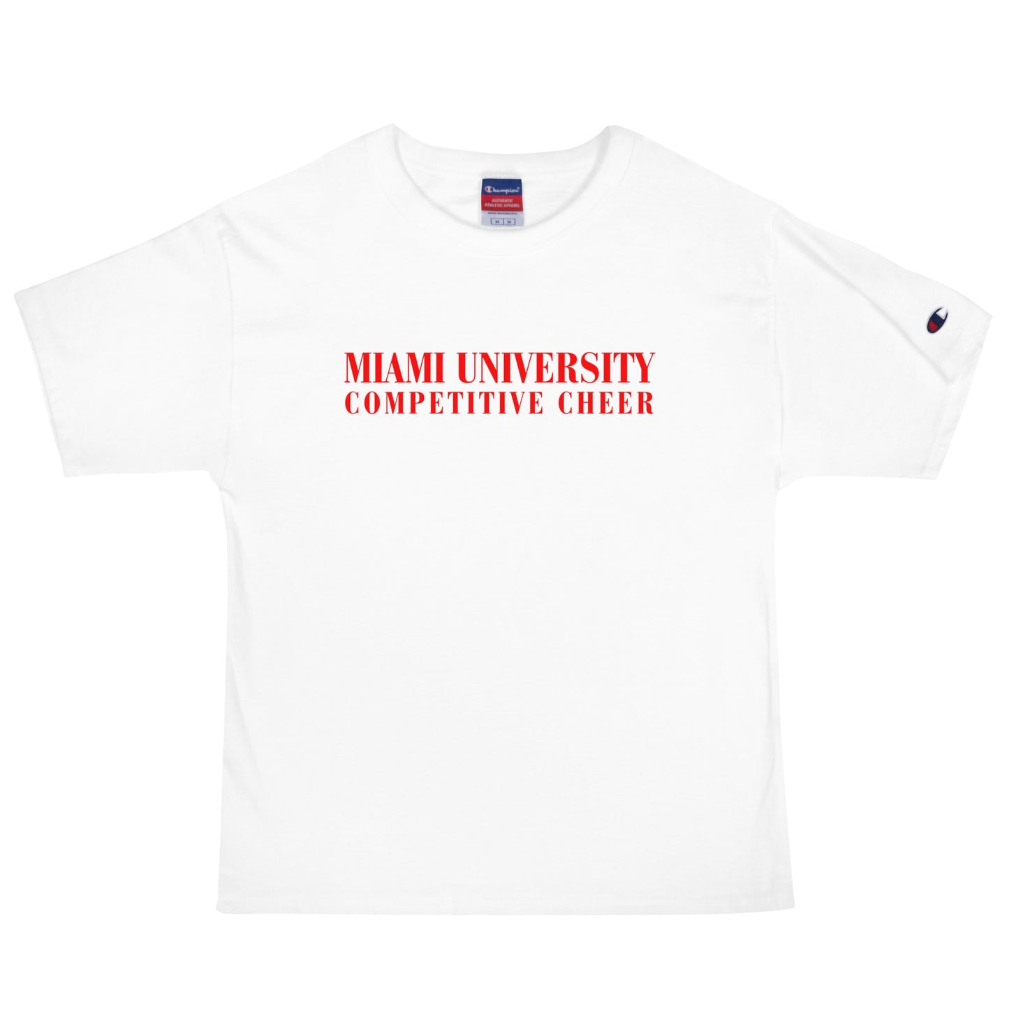 Signature | Champion T-Shirt | Miami University Competitive Cheer Team