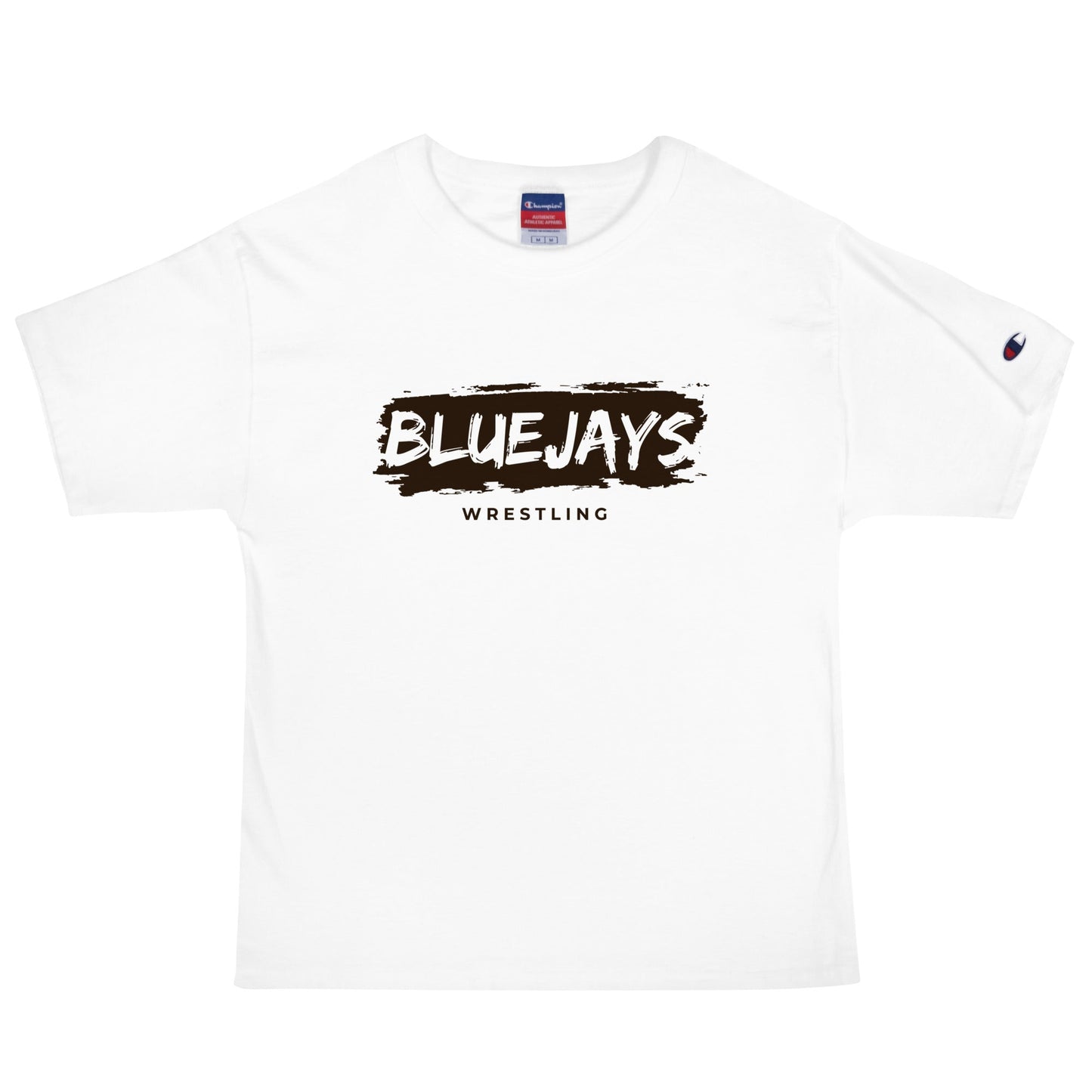 Signature | Champion T-Shirt | Middlesex Bluejays Wrestling | Script Logo