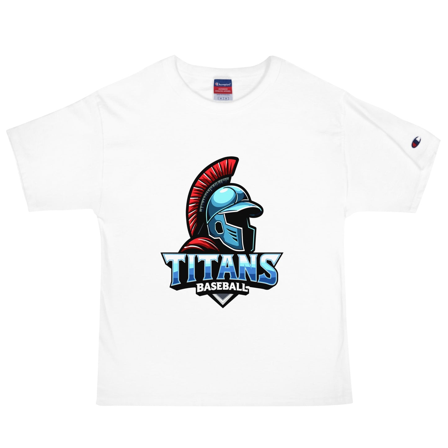 Signature | Champion T-Shirt | Mighty Titans Baseball | Crest Logo