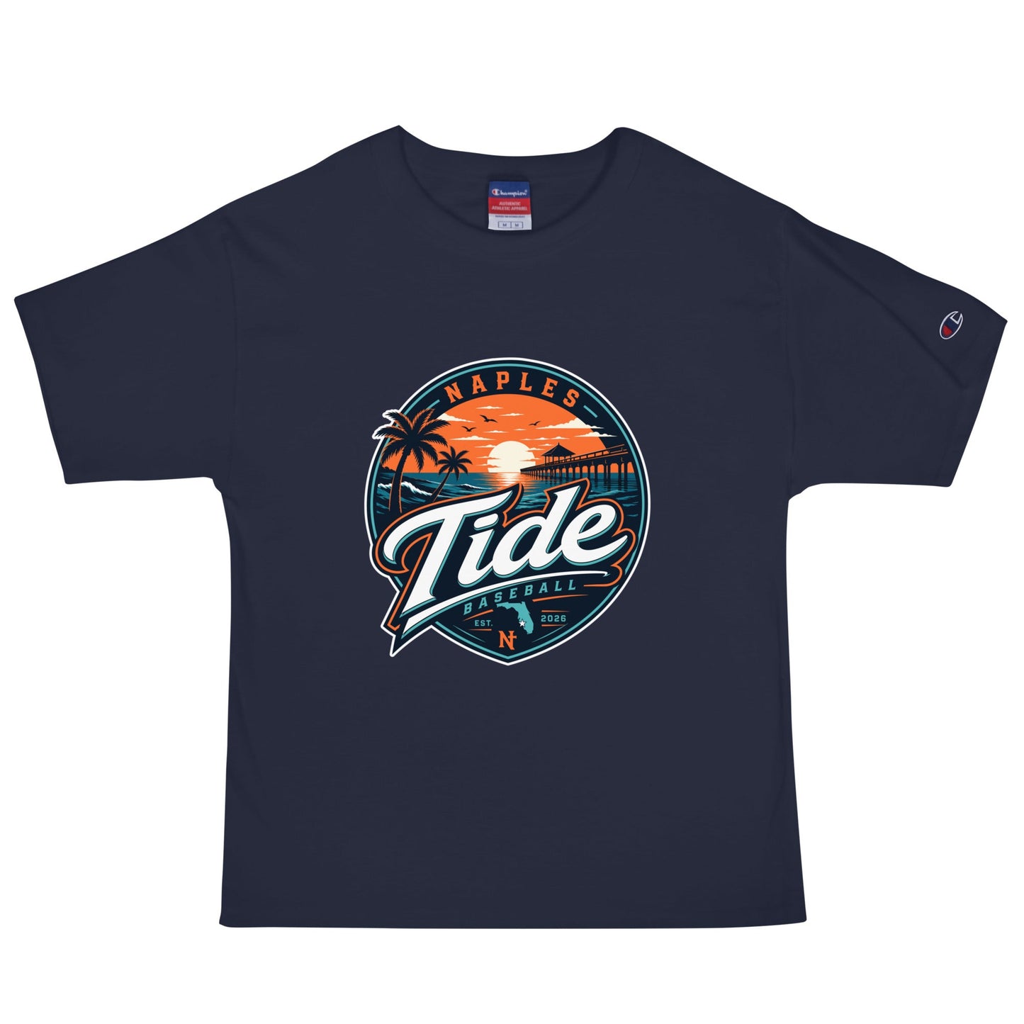 Signature | Champion T-Shirt | Naples Tide | Enblem Logo