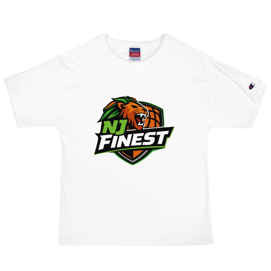 Signature | Champion T-Shirt | NJ Finest AAU Elite | Emblem Logo