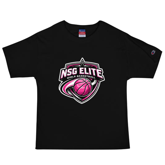 Signature | Champion T-Shirt | NSG Elite Women’s Basketball | Vanguard Shield Logo