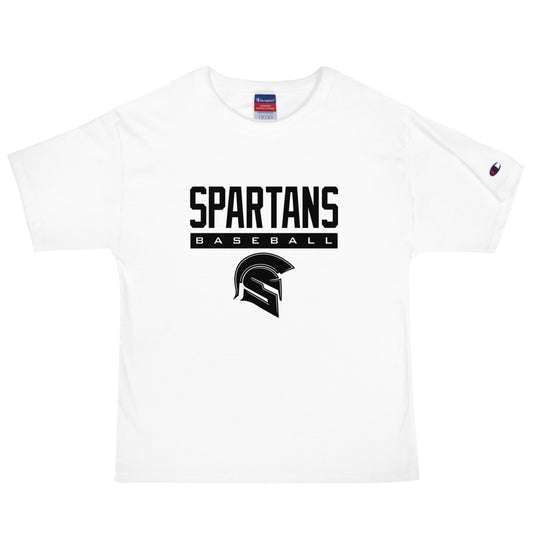 Signature | Champion T-Shirt | Owings Mills Spartans Baseball | Crest Logo