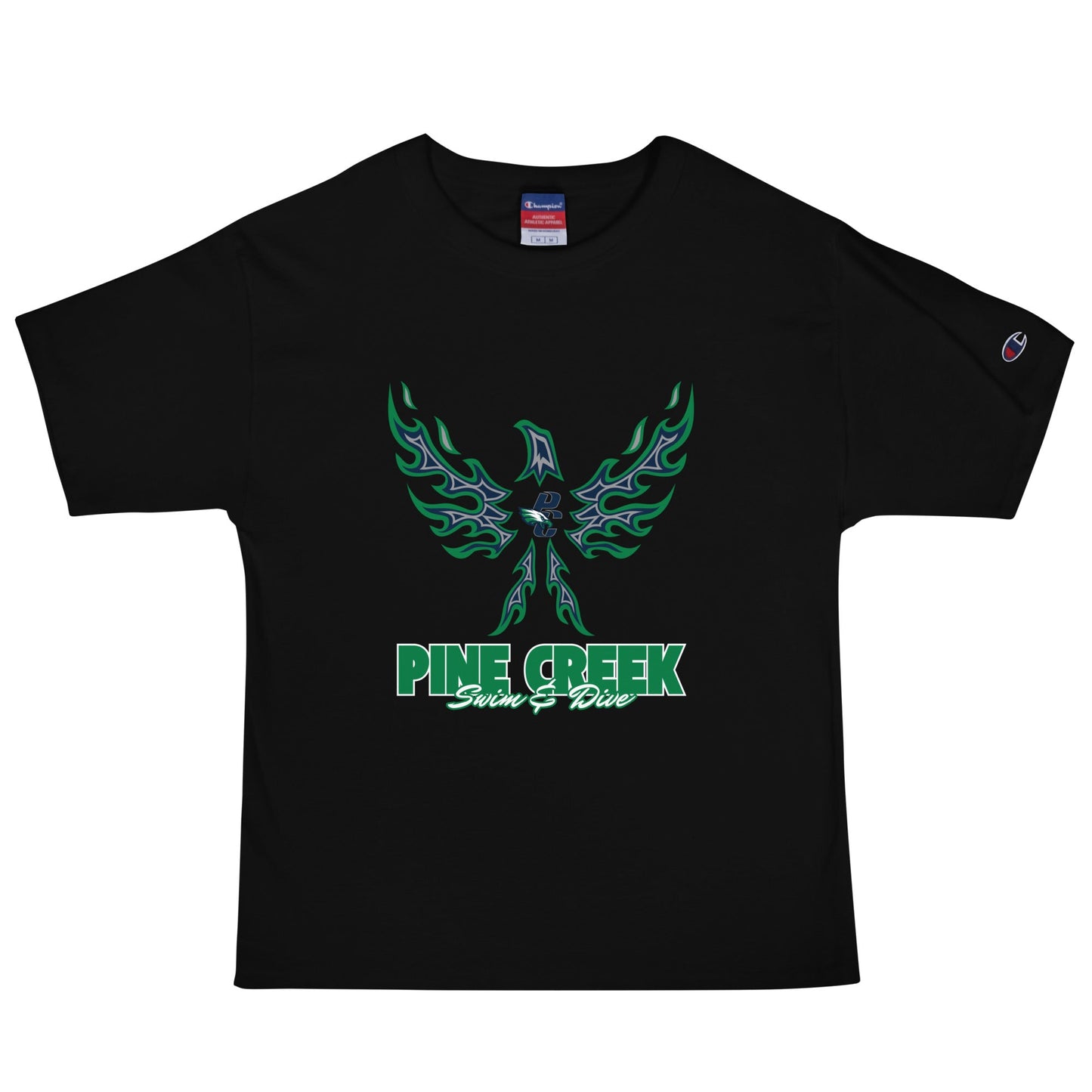 Signature | Champion T-Shirt | PINE CREEK SWIM & DIVE | '24 Logo