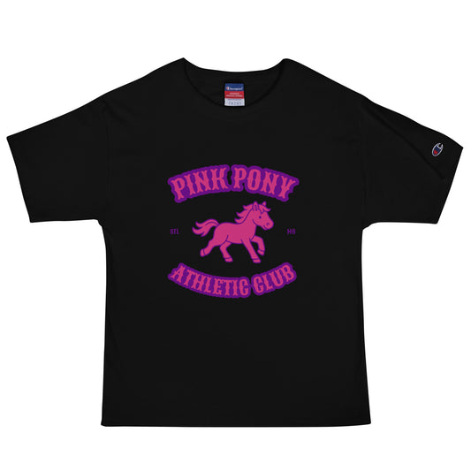 Signature | Champion T-Shirt | Pink Pony Athletic Club | Crest Logo