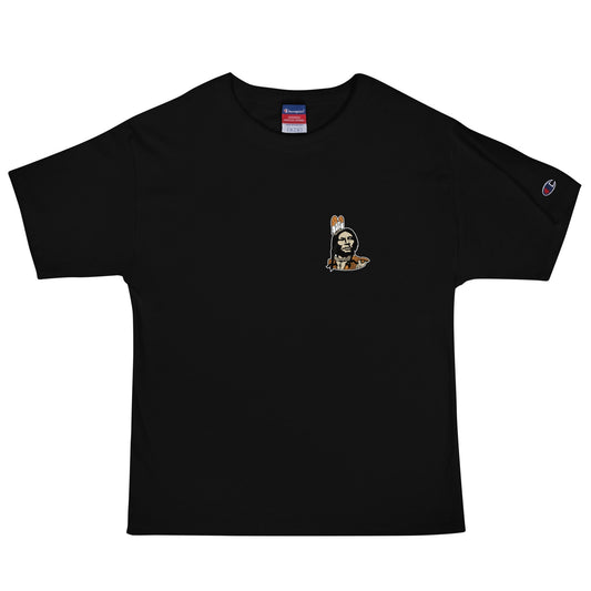 Signature | Champion T-Shirt | Powhatan lacrosse | Mascot Logo
