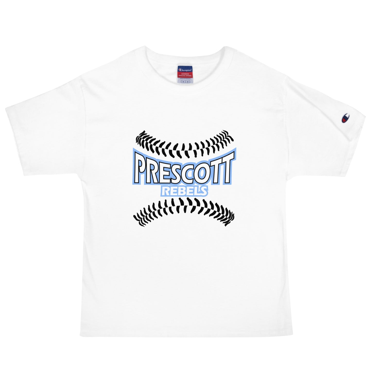 Signature | Champion T-Shirt | Rebels baseball club | Vanguard Logo