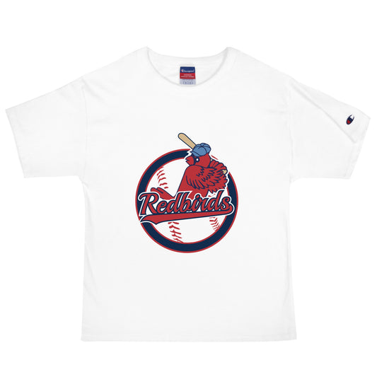 Signature | Champion T-Shirt | Redbirds | Vintage Badge Logo