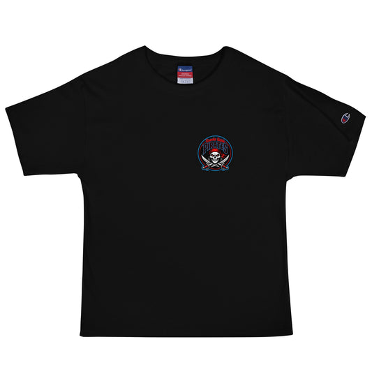 Signature | Champion T-Shirt | Roanoke Rapids Pirates | Shield Logo