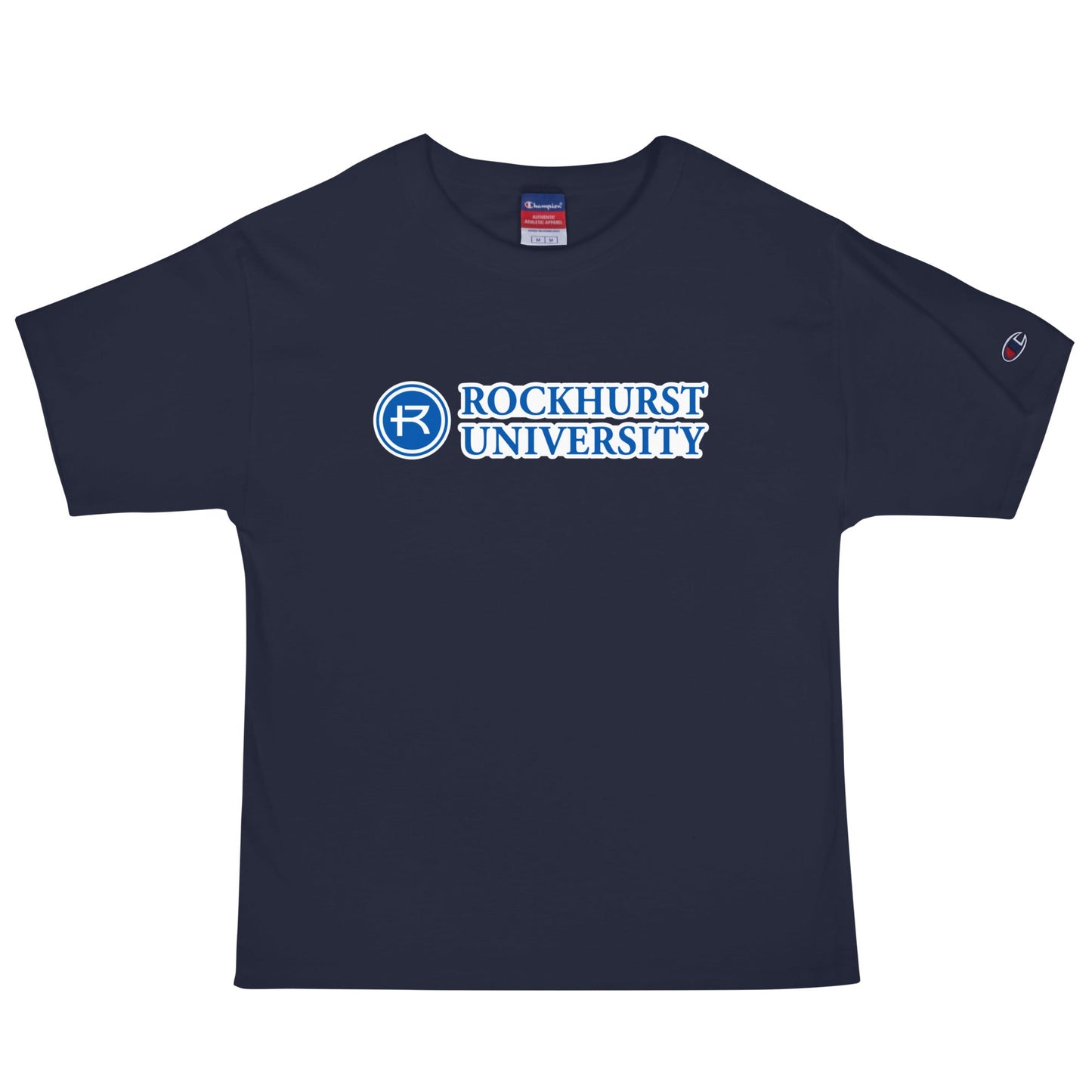 Signature | Champion T-Shirt | Rockhurst University - Doctor of Physical Therapy School | Vanguard Institute Logo