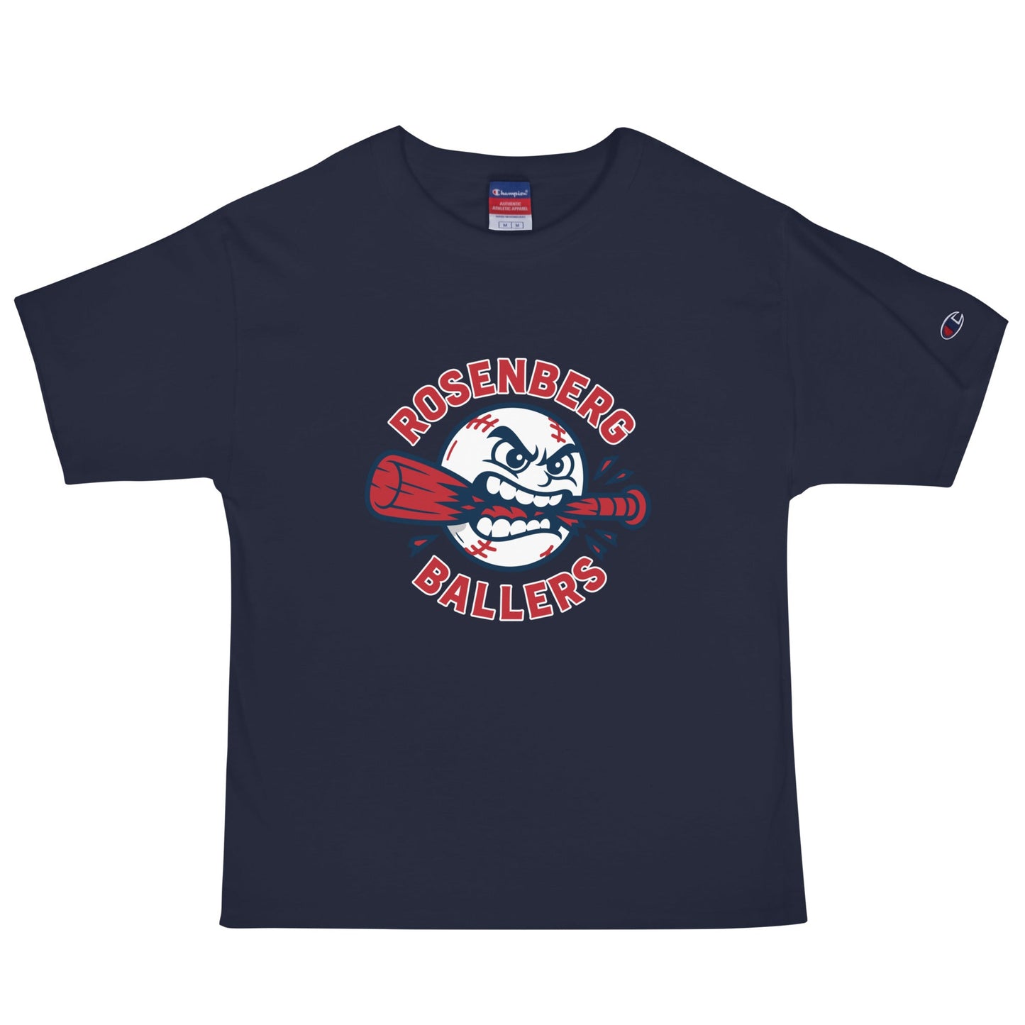 Signature | Champion T-Shirt | Rosenberg Ballers | Vanguard Logo