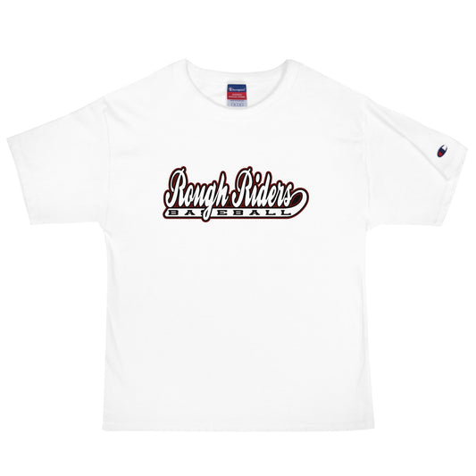 Signature | Champion T-Shirt | Rough Riders | Baseball Script Logo