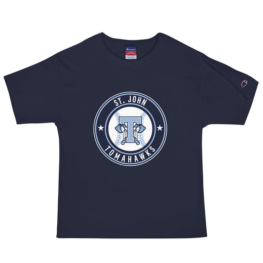 Signature | Champion T-Shirt | Saint John Tomahawks | Badge Logo