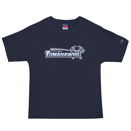 Signature | Champion T-Shirt | Saint John Tomahawks | Script Logo