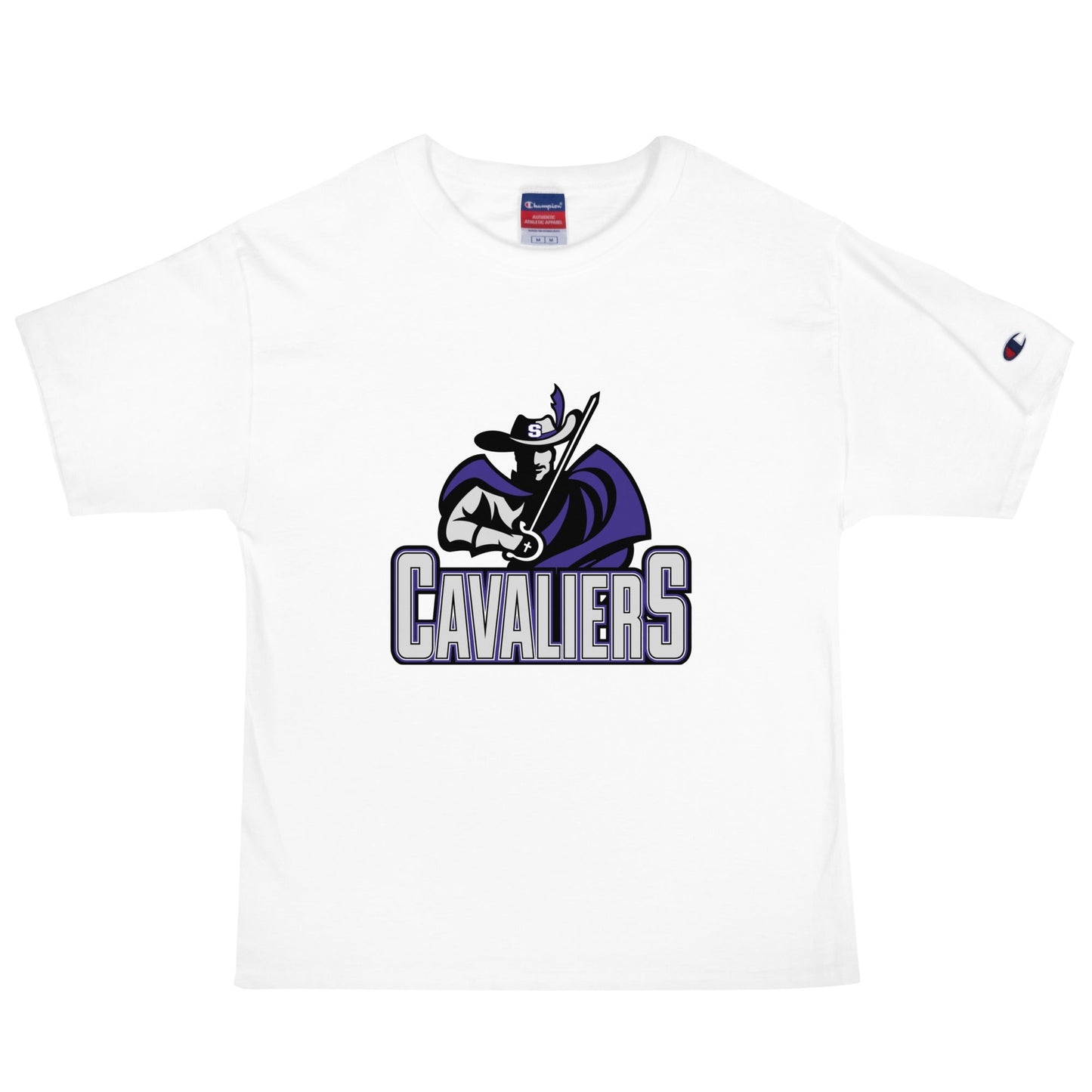 Signature | Champion T-Shirt | Saint Thomas More | Cavalier Vanguard Logo