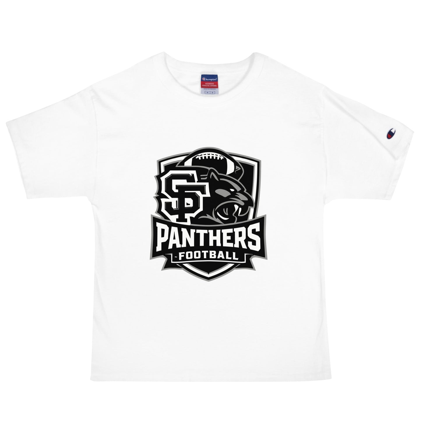 Signature | Champion T-Shirt | Samuel Fels Football | Shield Logo