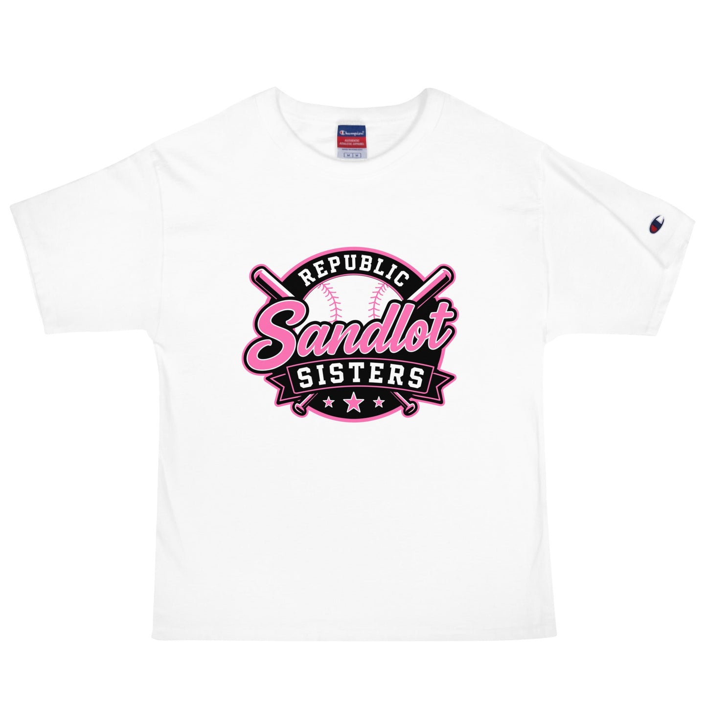 Signature | Champion T-Shirt | Sandlot Sisters | Badge Logo