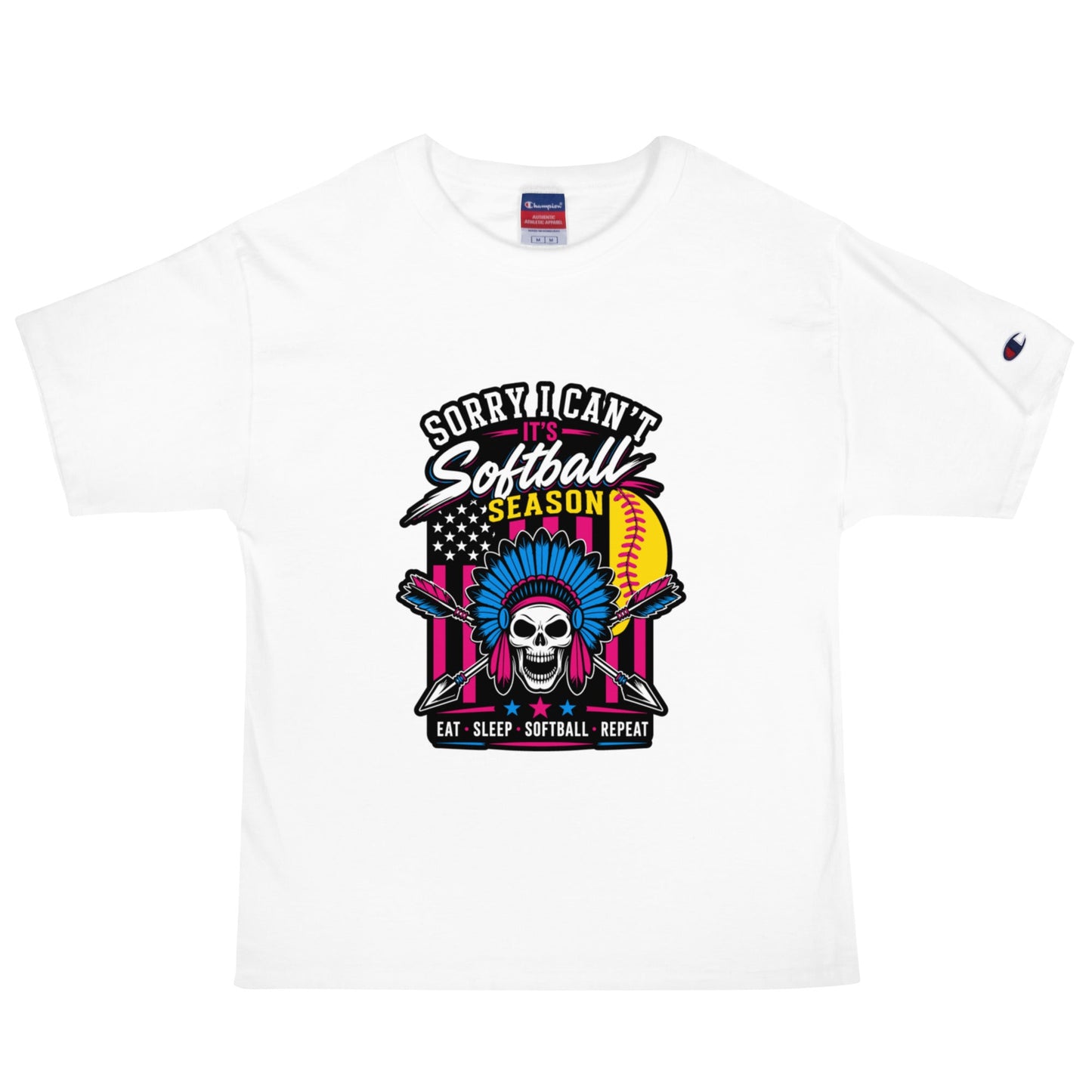 Signature | Champion T-Shirt | Savage Softball | Tribal Ace Logo