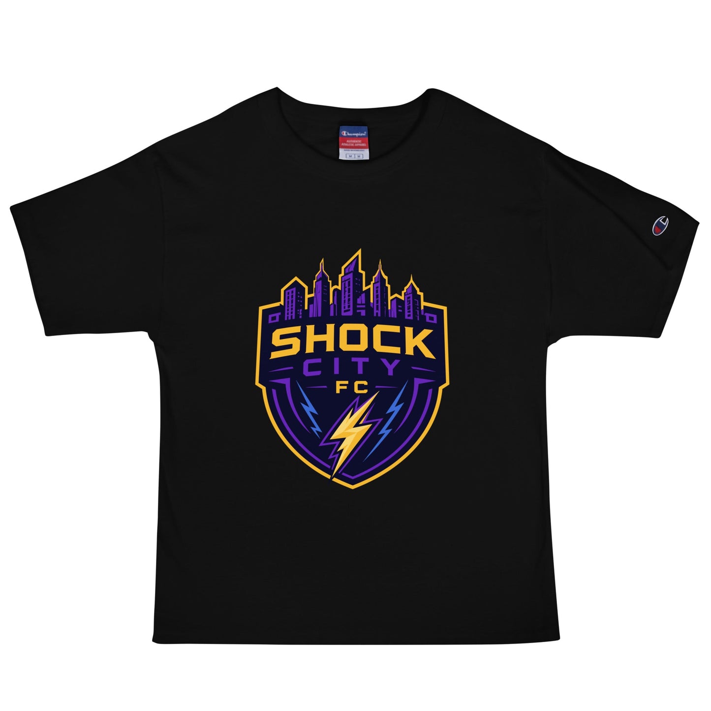 Signature | Champion T-Shirt | Shock City FC | Crest Logo