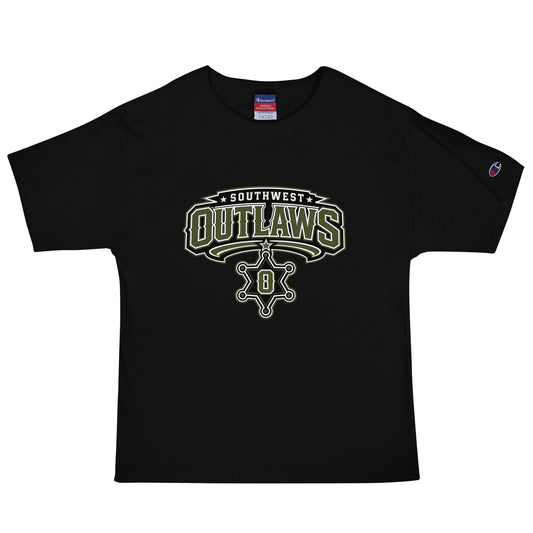 Signature | Champion T-Shirt | Southwest Outlaws | Frontier Athletics Logo
