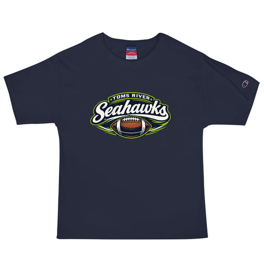 Signature | Champion T-Shirt | Toms River Seahawks | Football Emblem Logo