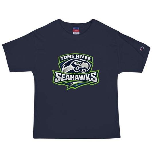 Signature | Champion T-Shirt | Toms River Seahawks | Mascot Script Logo