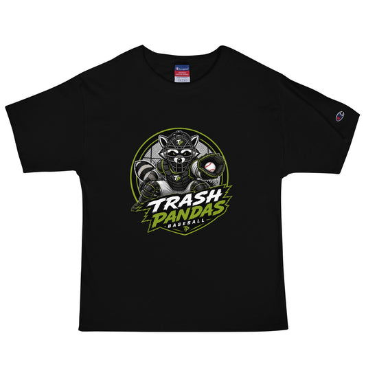 Signature | Champion T-Shirt | Trash Pandas Baseball Organization | Athletics Logo