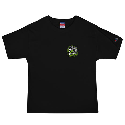 Signature | Champion T-Shirt | Trash Pandas Baseball Organization | Crest Logo