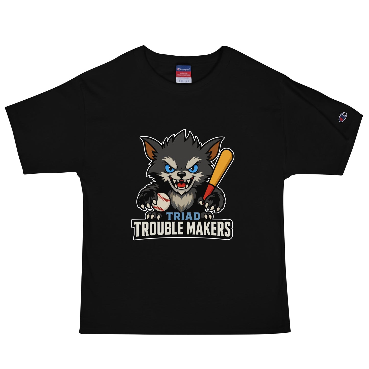 Signature | Champion T-Shirt | Triad Troublemakers | Mascot Logo